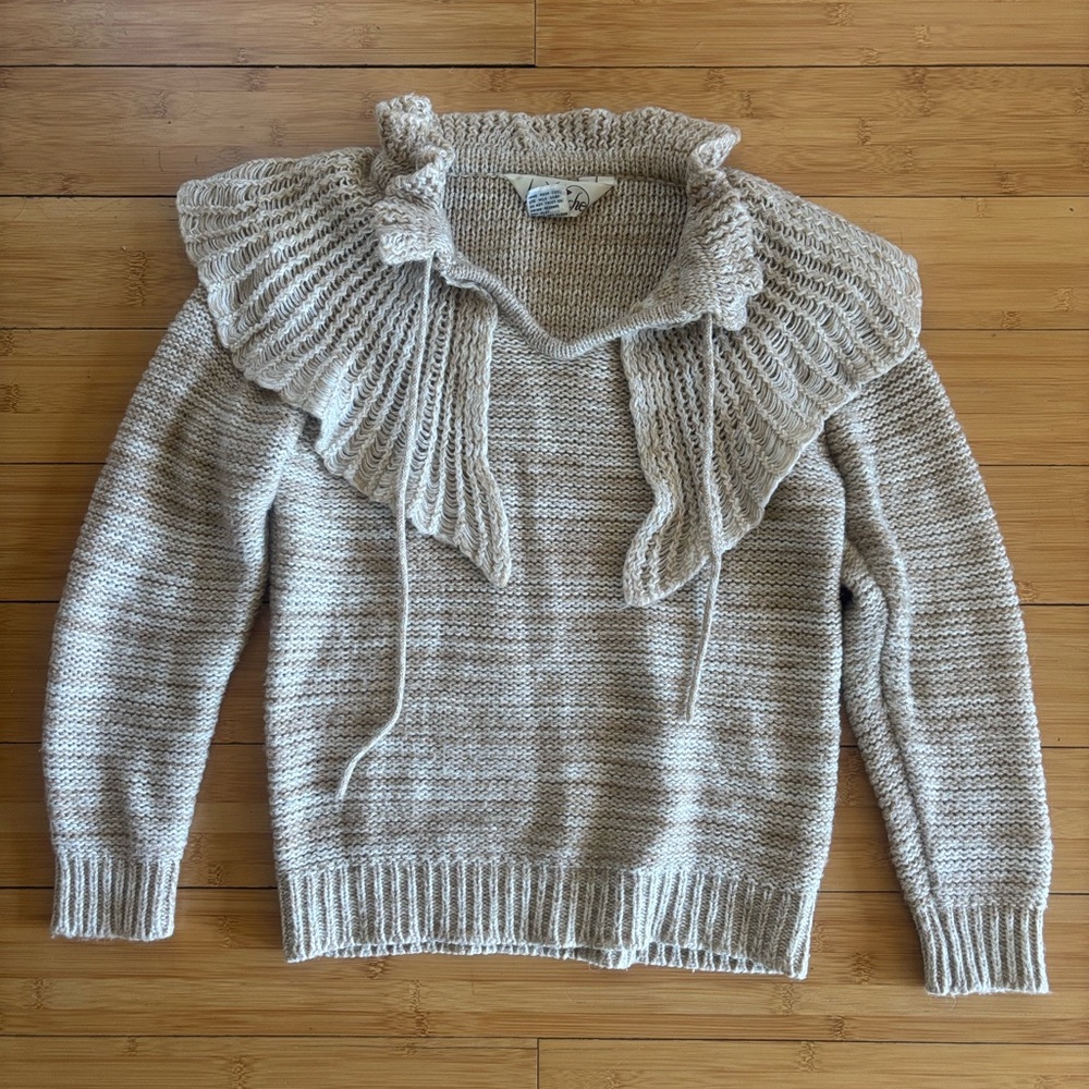 Vintage Knit Capelet Sweater
